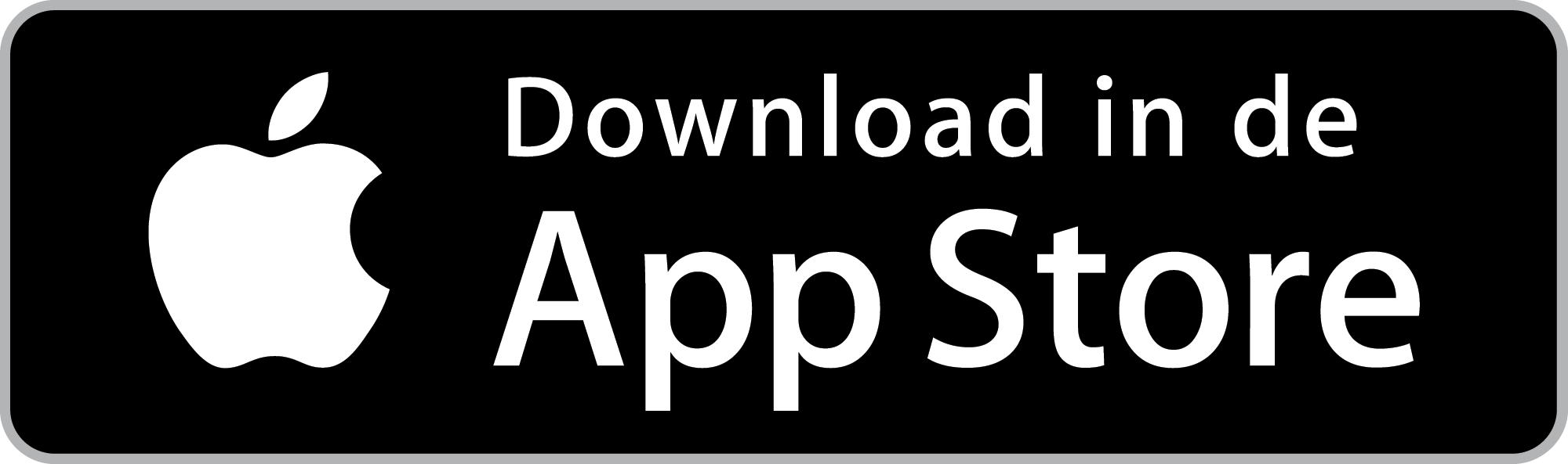 De App store download knop